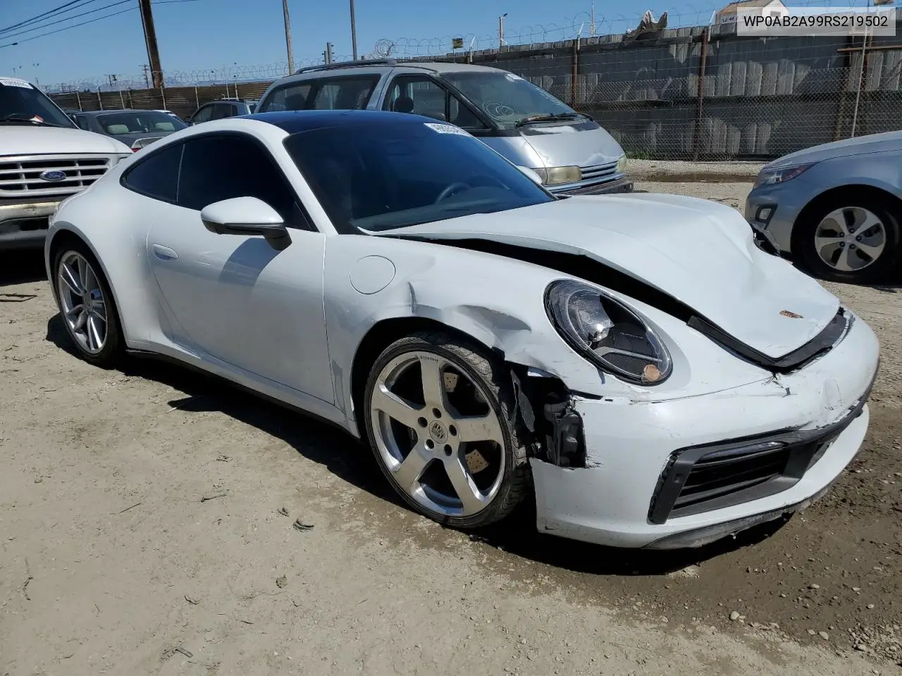 2024 Porsche 911 Carrera S VIN: WP0AB2A99RS219502 Lot: 49805545