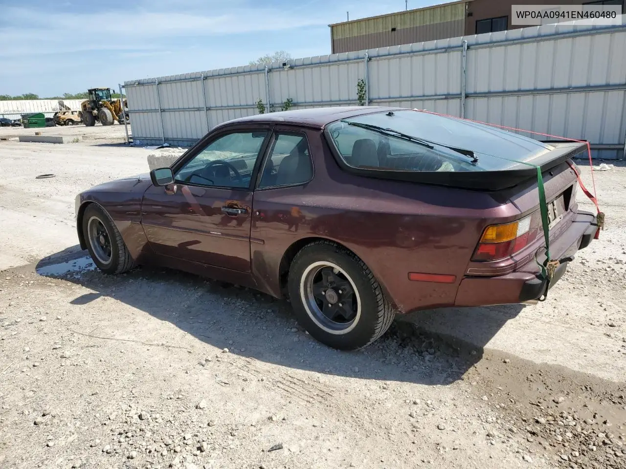 1984 Porsche 944 VIN: WP0AA0941EN460480 Lot: 54192385