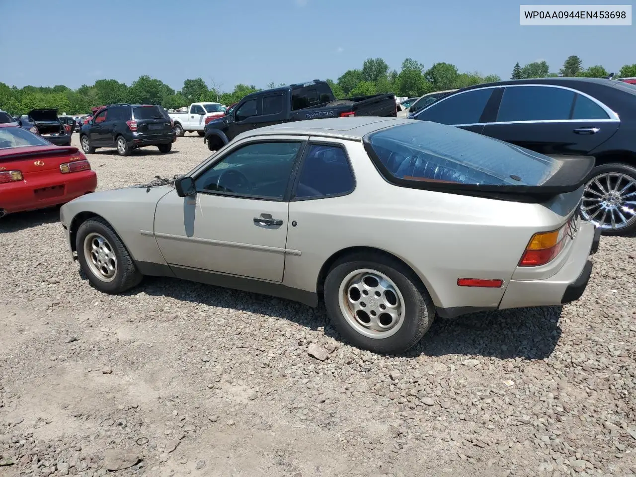 1984 Porsche 944 VIN: WP0AA0944EN453698 Lot: 59757475