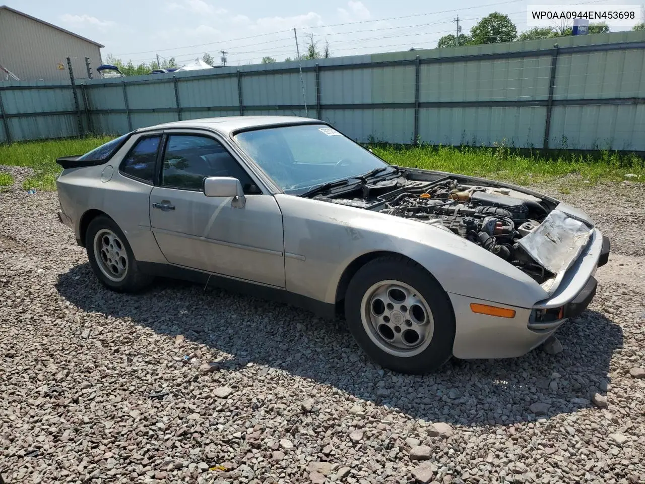 1984 Porsche 944 VIN: WP0AA0944EN453698 Lot: 59757475