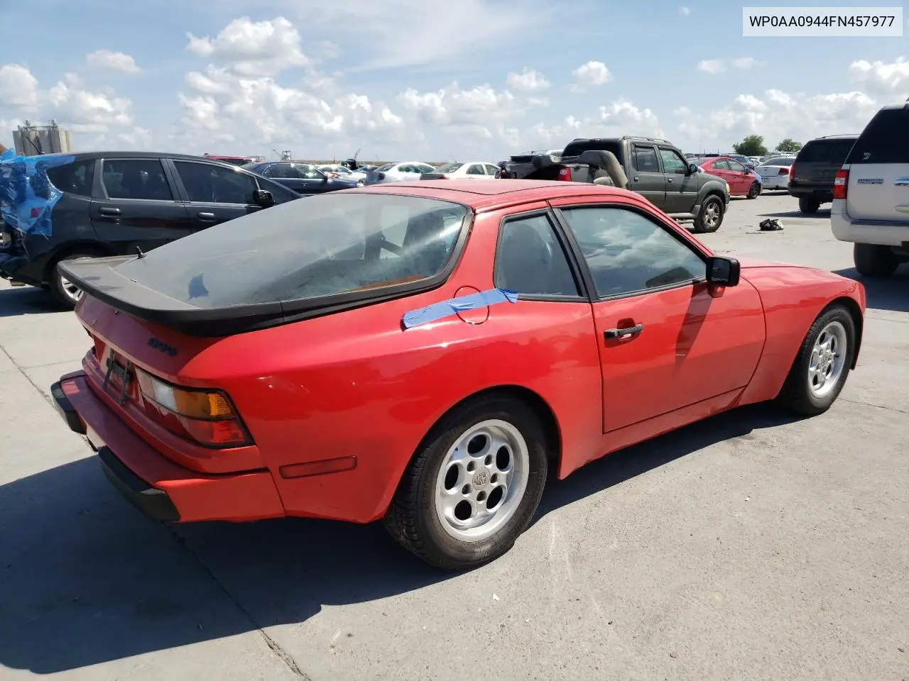 1985 Porsche 944 VIN: WP0AA0944FN457977 Lot: 51787715