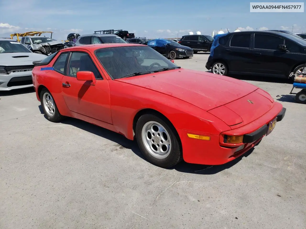 1985 Porsche 944 VIN: WP0AA0944FN457977 Lot: 51787715