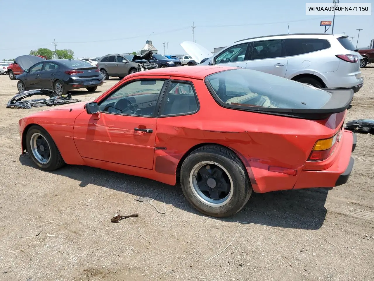 1985 Porsche 944 VIN: WP0AA0940FN471150 Lot: 60061975