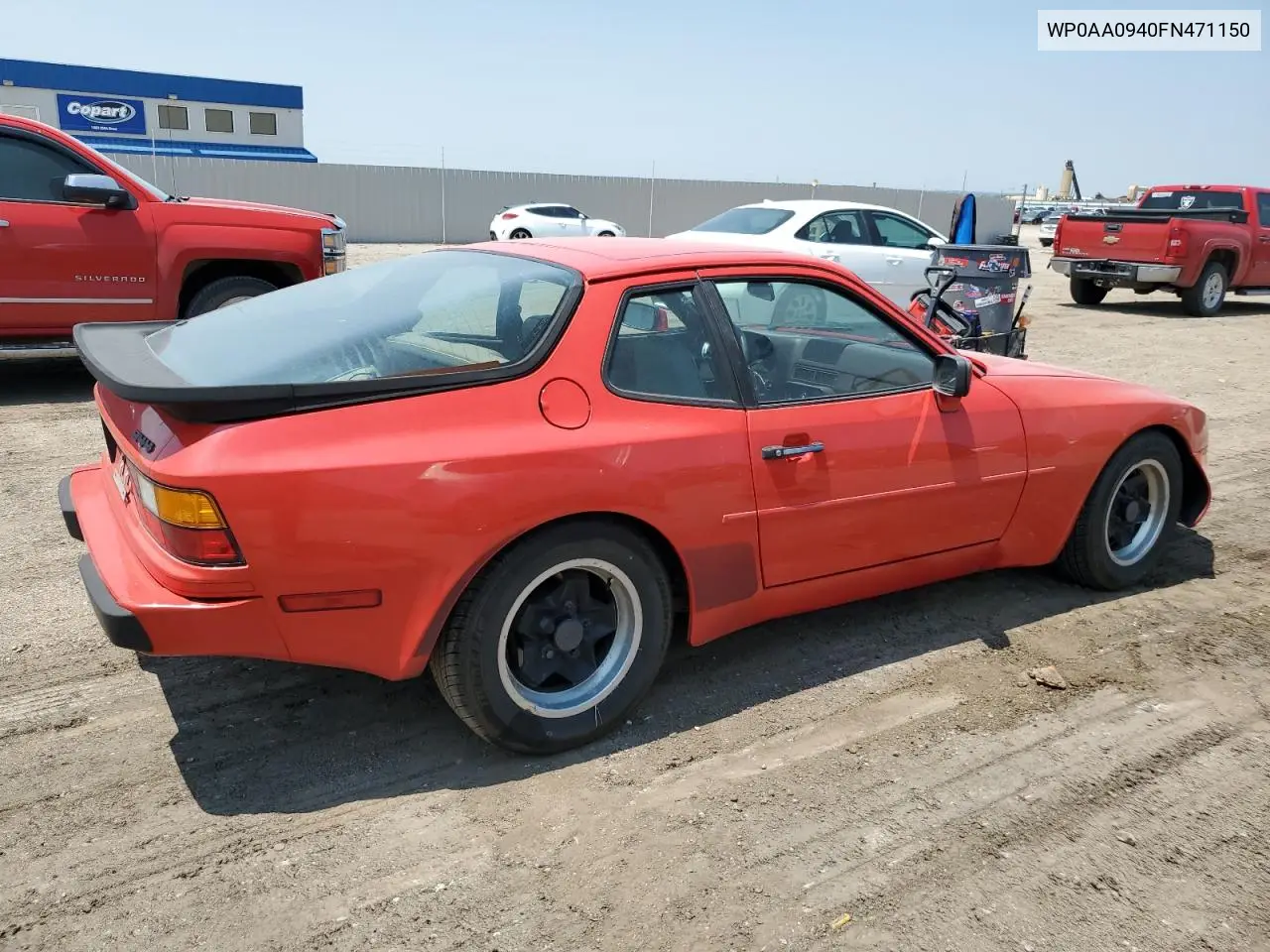 1985 Porsche 944 VIN: WP0AA0940FN471150 Lot: 60061975