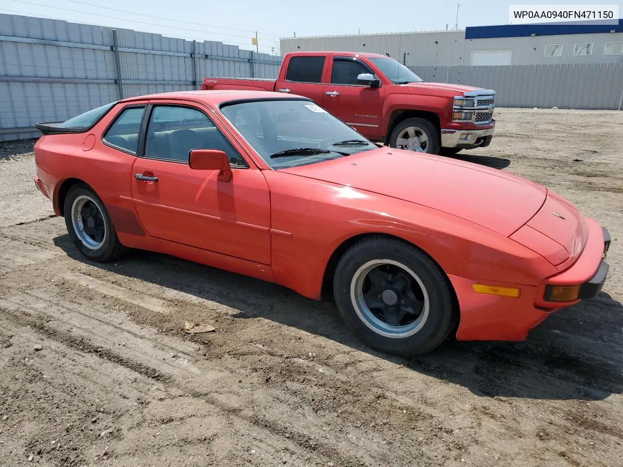1985 Porsche 944 VIN: WP0AA0940FN471150 Lot: 60061975