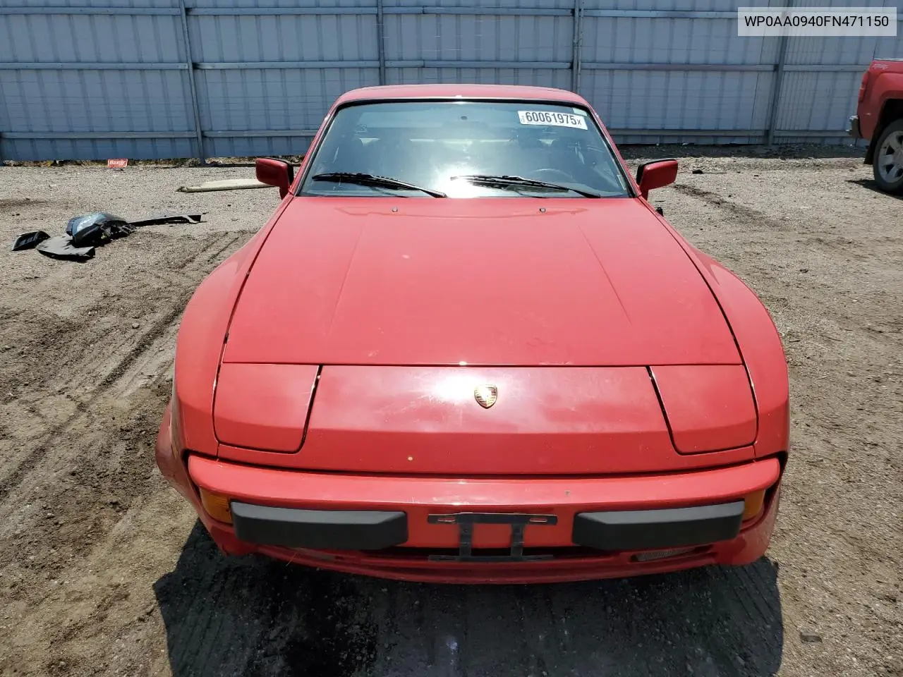1985 Porsche 944 VIN: WP0AA0940FN471150 Lot: 60061975
