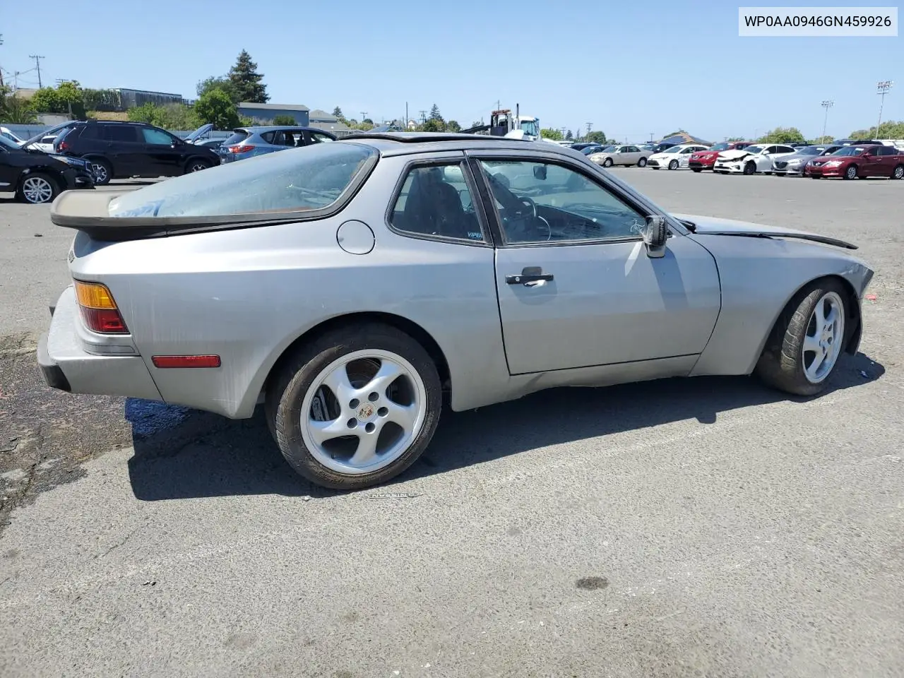 1986 Porsche 944 VIN: WP0AA0946GN459926 Lot: 52357845