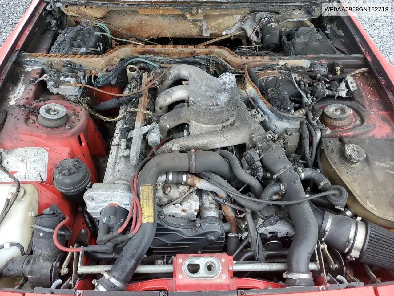 1986 Porsche 944 VIN: WP0AA0958GN152718 Lot: 55963875