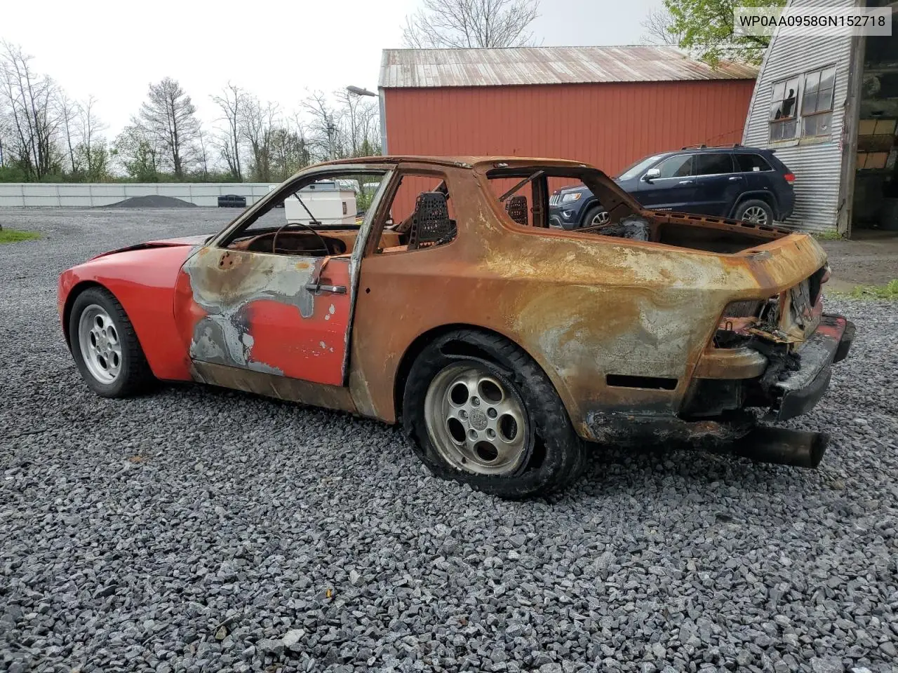 1986 Porsche 944 VIN: WP0AA0958GN152718 Lot: 55963875