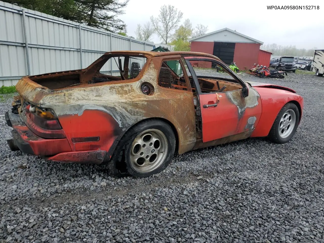 1986 Porsche 944 VIN: WP0AA0958GN152718 Lot: 55963875