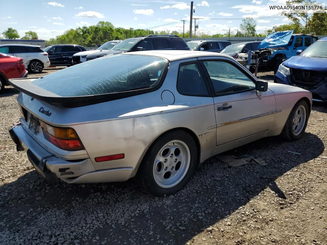 1986 Porsche 944 VIN: WP0AA0954GN155776 Lot: 56032785