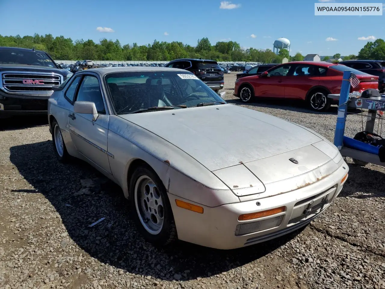 1986 Porsche 944 VIN: WP0AA0954GN155776 Lot: 56032785
