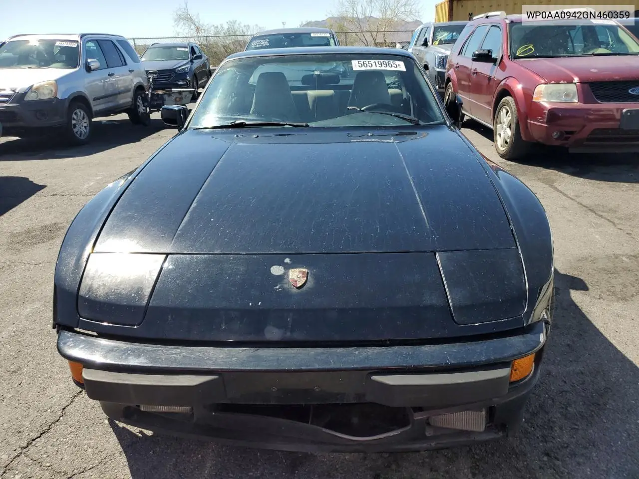 1986 Porsche 944 VIN: WP0AA0942GN460359 Lot: 56519965