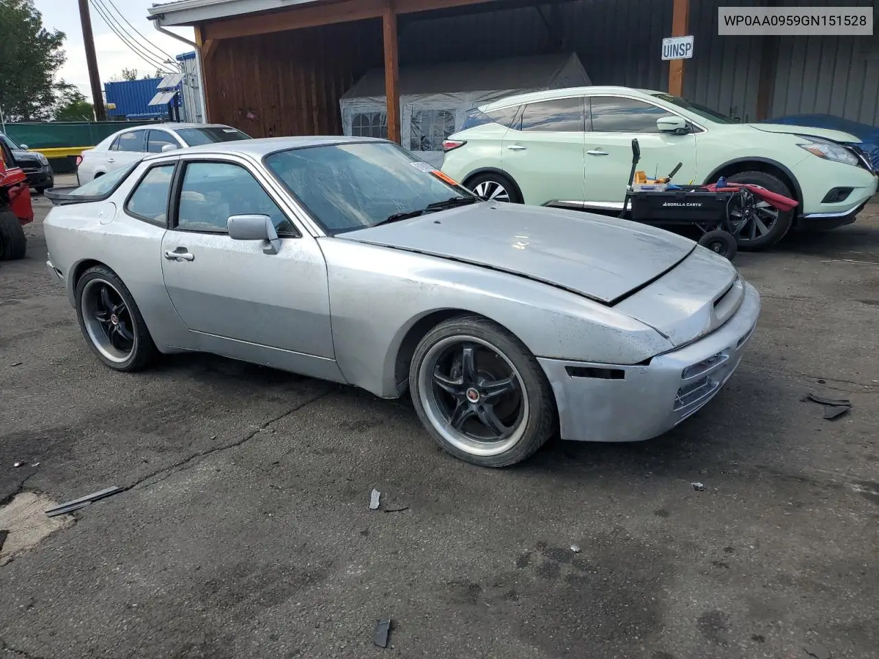1986 Porsche 944 VIN: WP0AA0959GN151528 Lot: 61916735