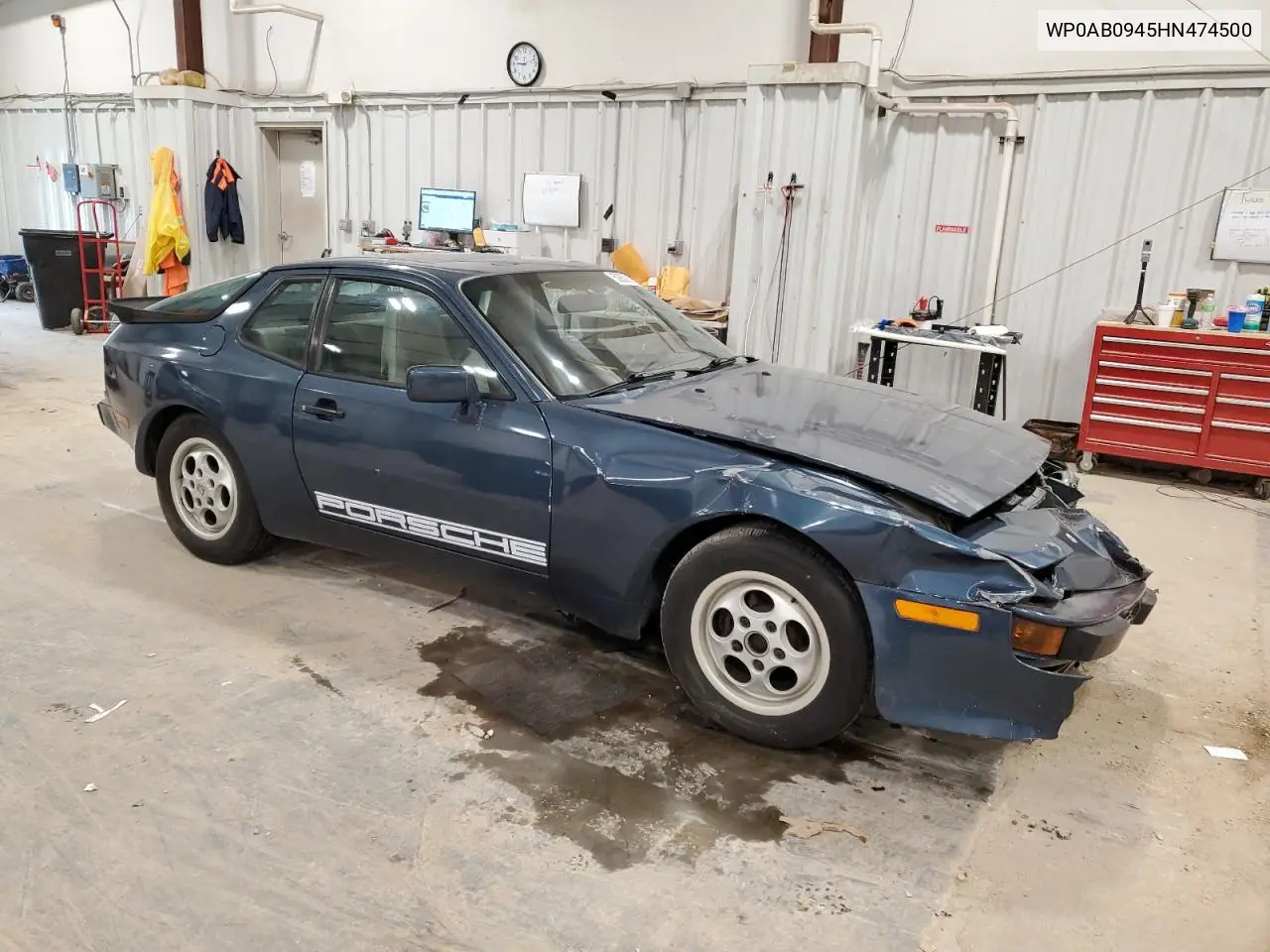 1987 Porsche 944 VIN: WP0AB0945HN474500 Lot: 52603715