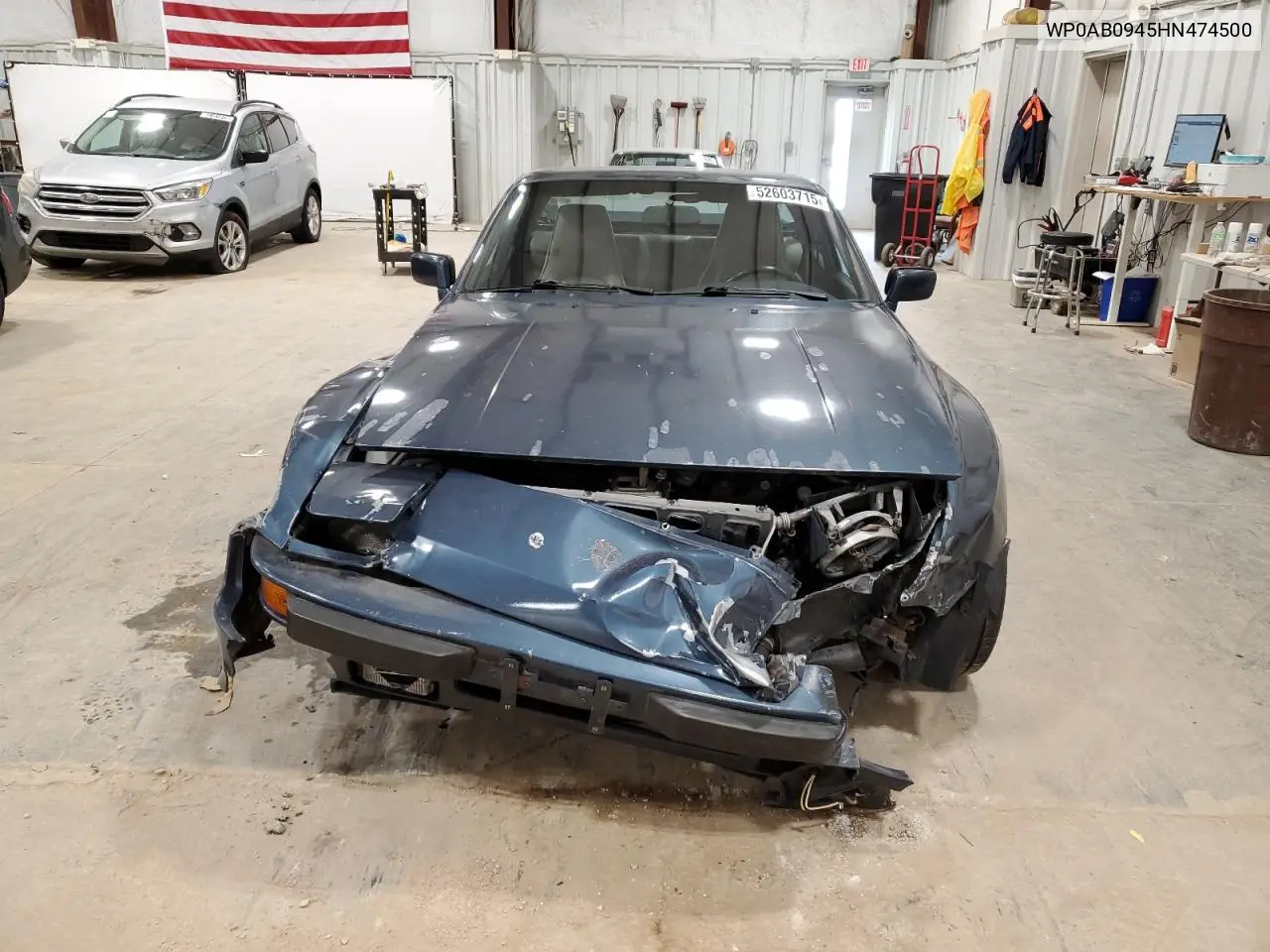 1987 Porsche 944 VIN: WP0AB0945HN474500 Lot: 52603715