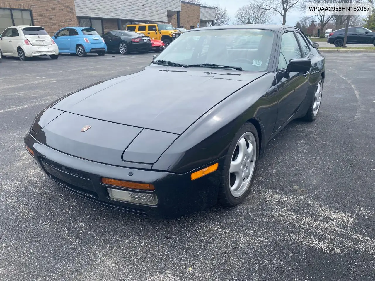 1987 Porsche 944 VIN: WP0AA2958HN152067 Lot: 53847675