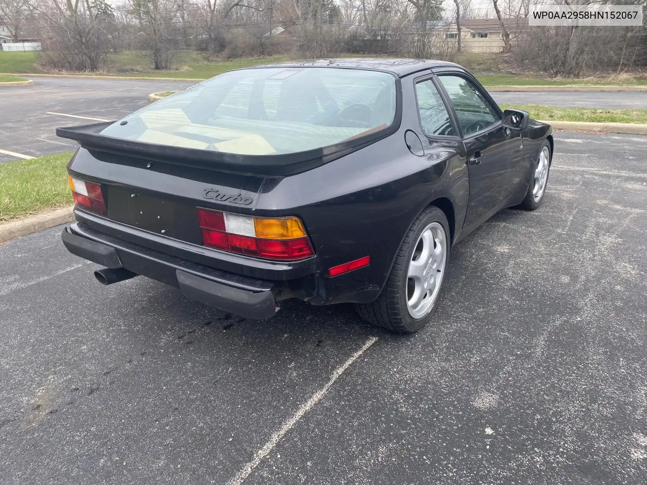 1987 Porsche 944 VIN: WP0AA2958HN152067 Lot: 53847675