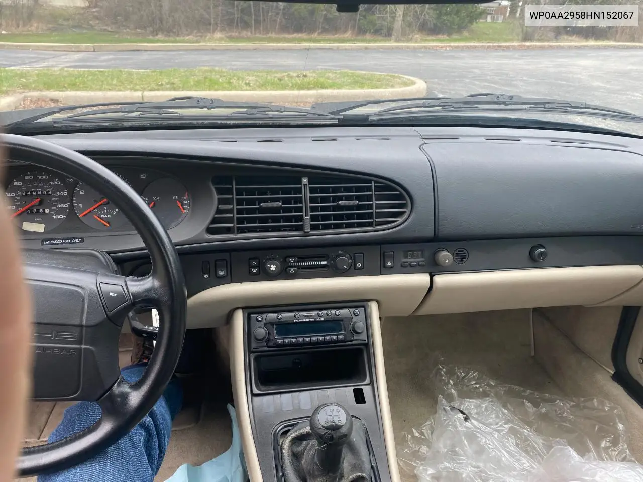 1987 Porsche 944 VIN: WP0AA2958HN152067 Lot: 53847675