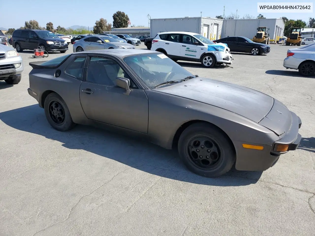 1987 Porsche 944 VIN: WP0AB0944HN472642 Lot: 55420985