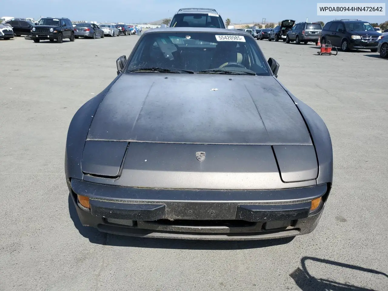 1987 Porsche 944 VIN: WP0AB0944HN472642 Lot: 55420985