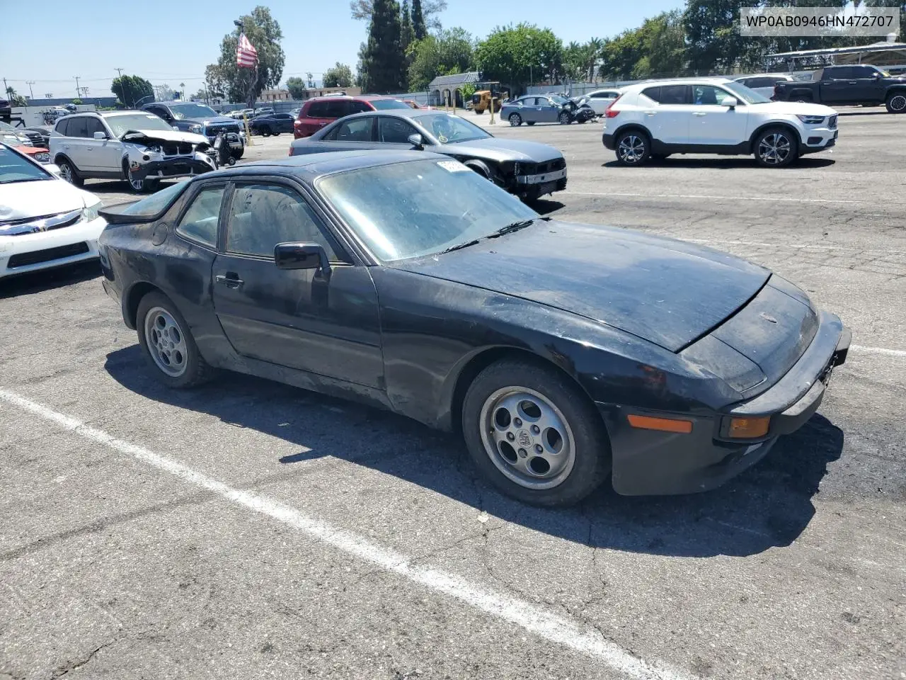 1987 Porsche 944 VIN: WP0AB0946HN472707 Lot: 63153975
