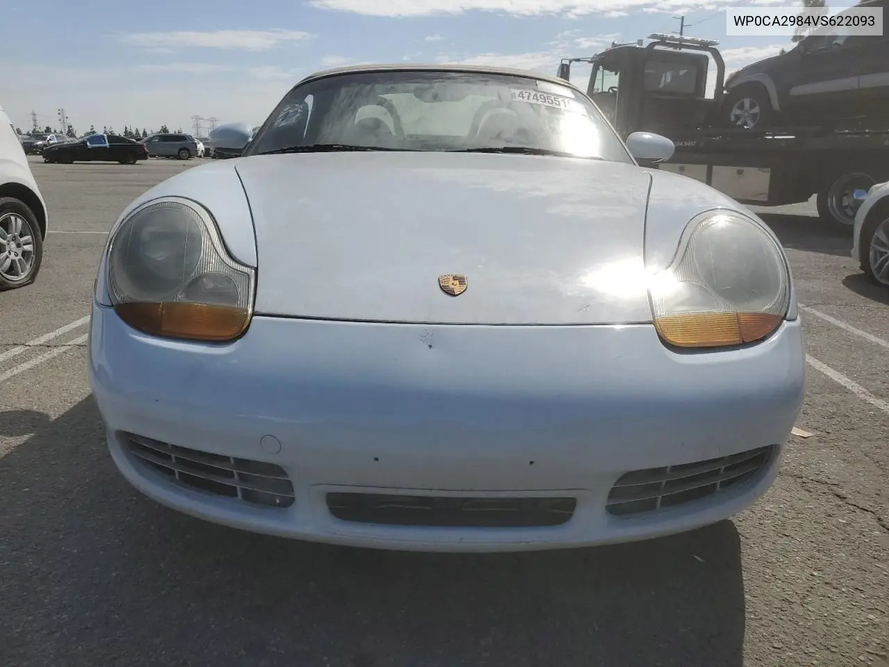 1997 Porsche Boxster VIN: WP0CA2984VS622093 Lot: 47495515