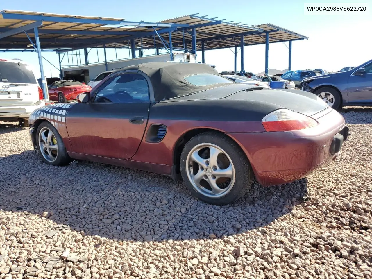 1997 Porsche Boxster VIN: WP0CA2985VS622720 Lot: 50256045