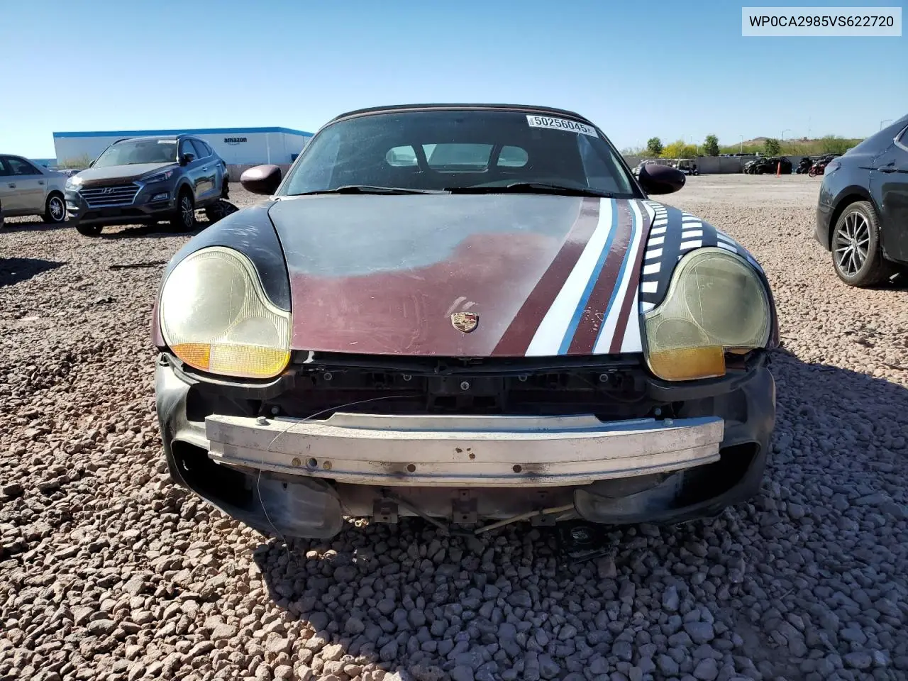 1997 Porsche Boxster VIN: WP0CA2985VS622720 Lot: 50256045