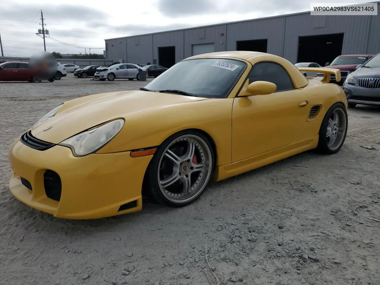 1997 Porsche Boxster VIN: WP0CA2983VS621405 Lot: 76352624