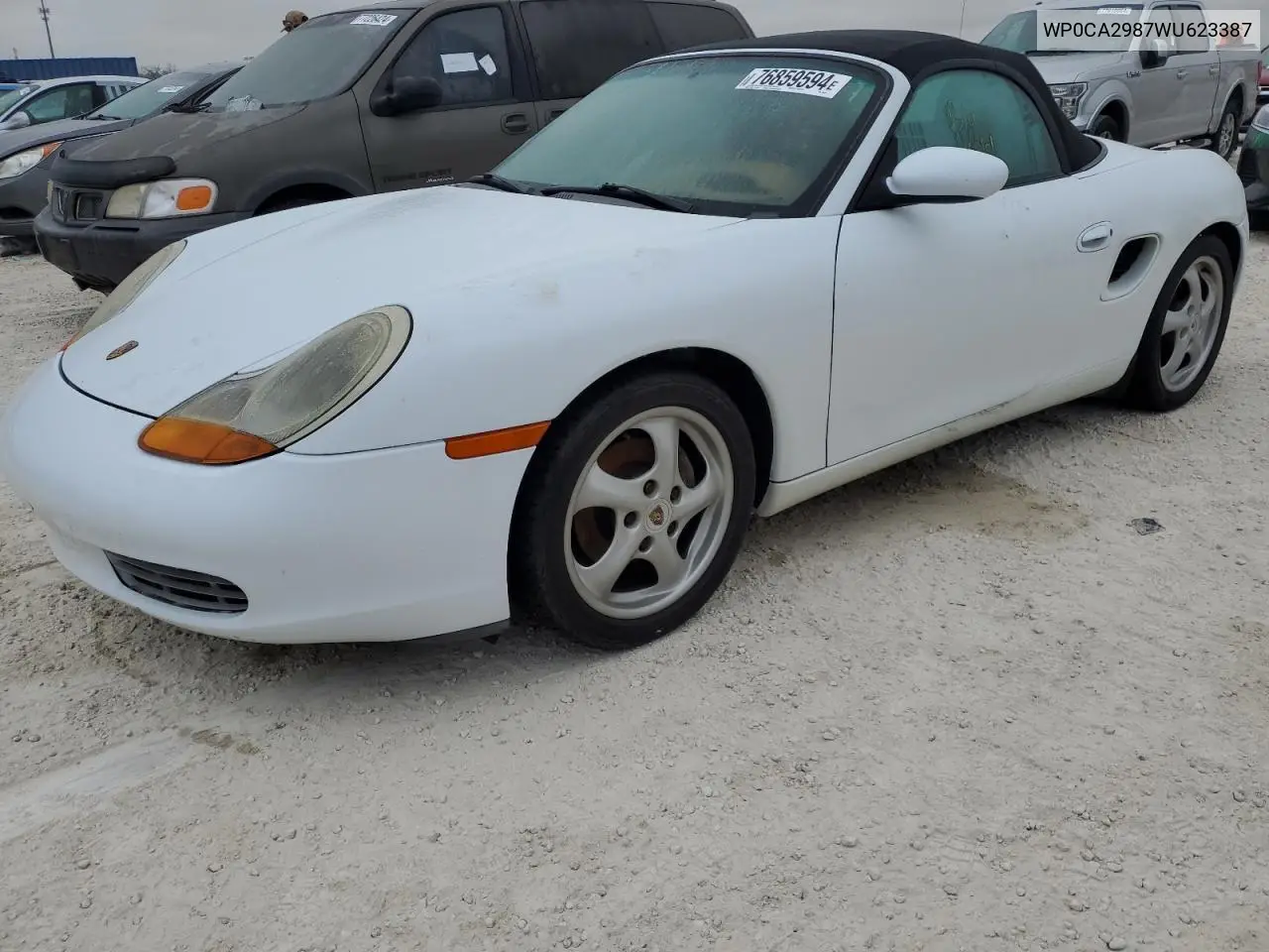 1998 Porsche Boxster VIN: WP0CA2987WU623387 Lot: 55804265