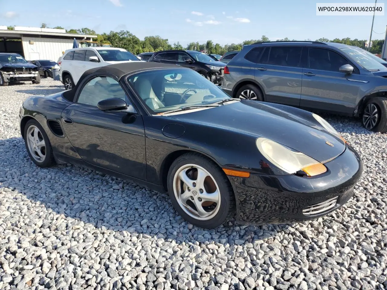 1998 Porsche Boxster VIN: WP0CA298XWU620340 Lot: 61290205