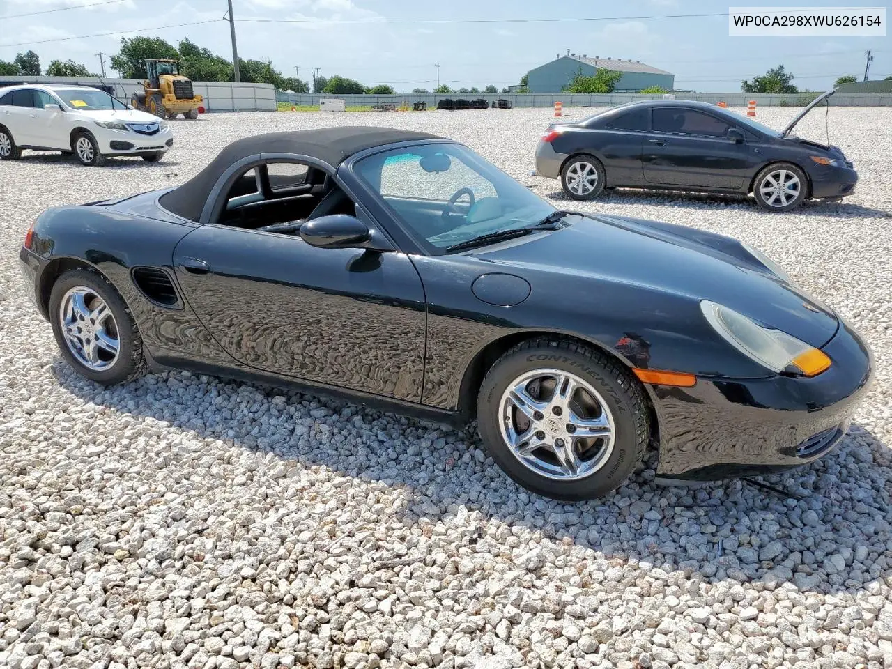 1998 Porsche Boxster VIN: WP0CA298XWU626154 Lot: 61589535