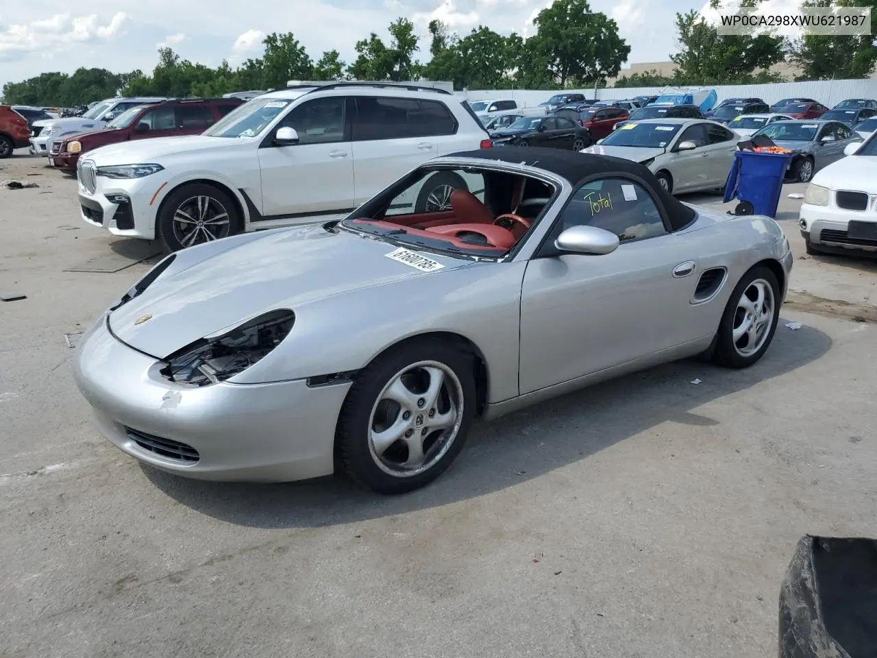 1998 Porsche Boxster VIN: WP0CA298XWU621987 Lot: 61600785