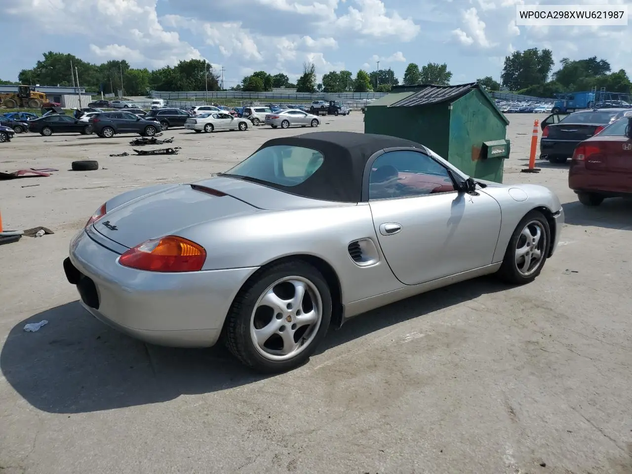 1998 Porsche Boxster VIN: WP0CA298XWU621987 Lot: 61600785