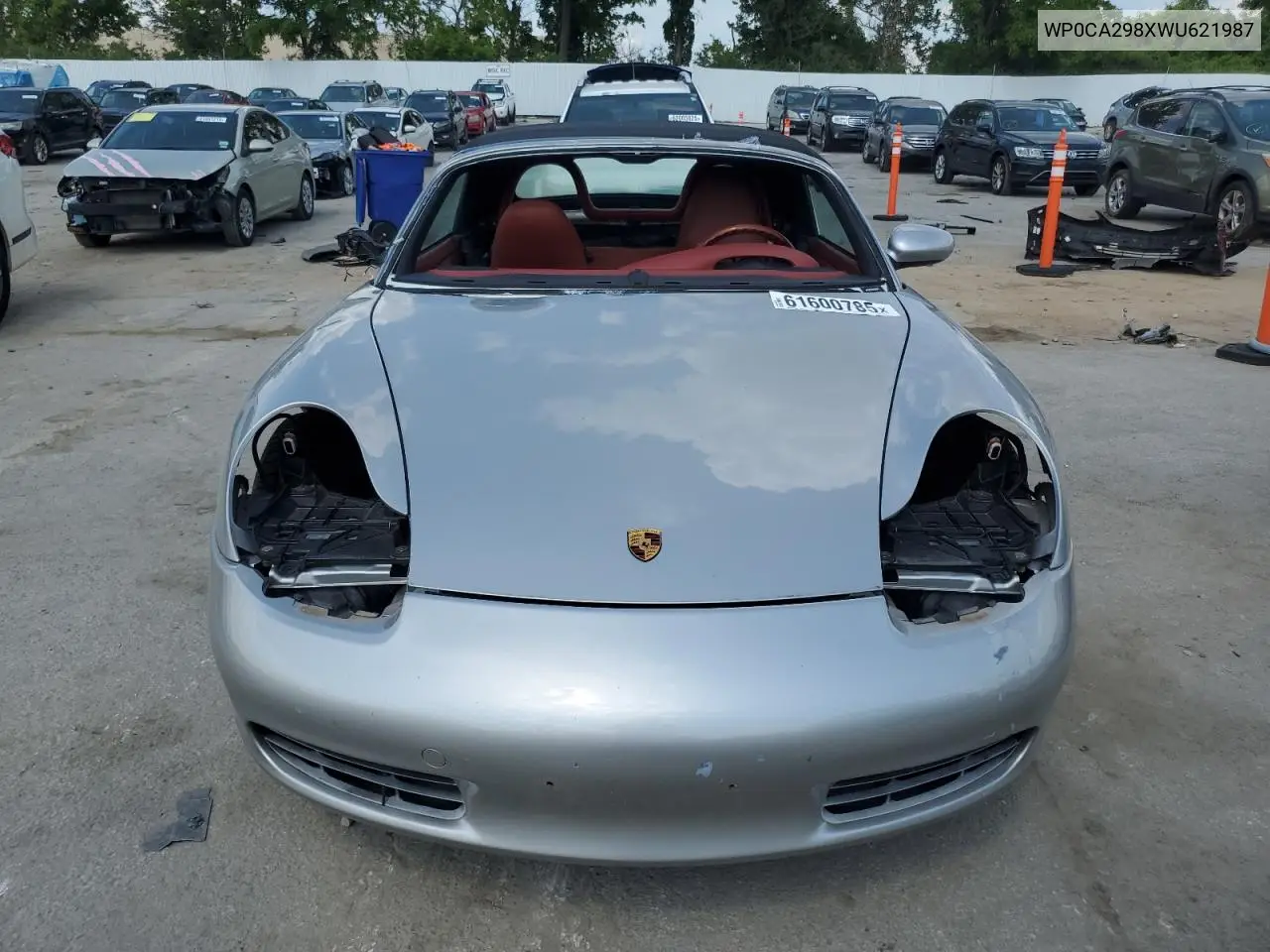 1998 Porsche Boxster VIN: WP0CA298XWU621987 Lot: 61600785