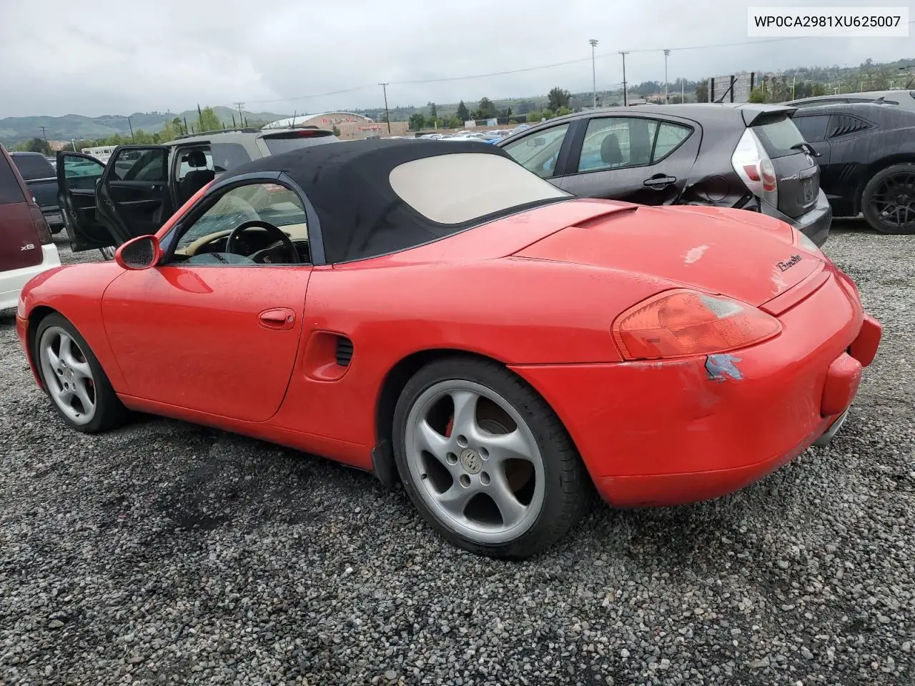 1999 Porsche Boxster VIN: WP0CA2981XU625007 Lot: 53751295