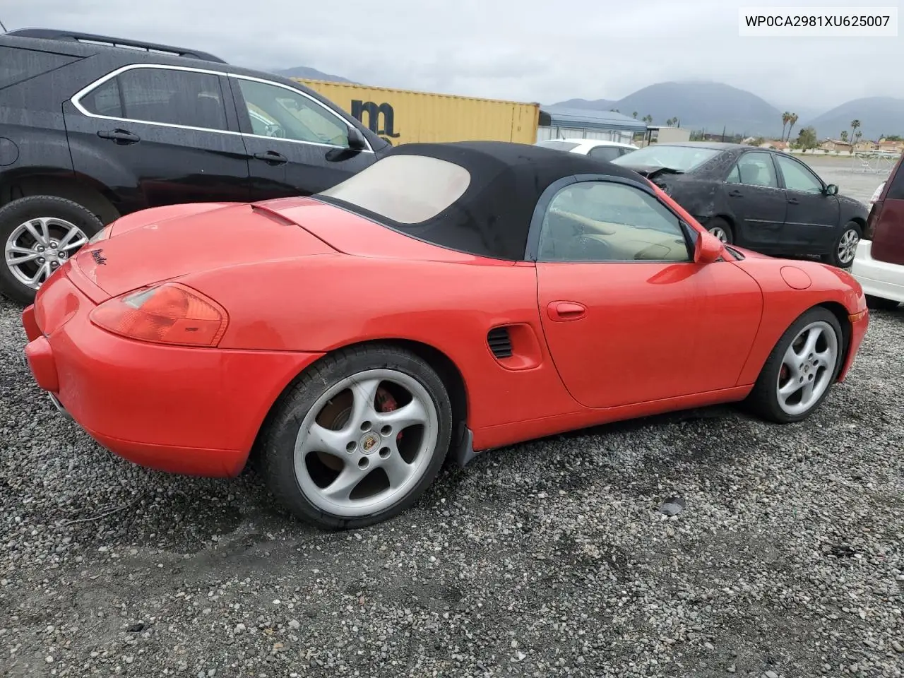 1999 Porsche Boxster VIN: WP0CA2981XU625007 Lot: 53751295