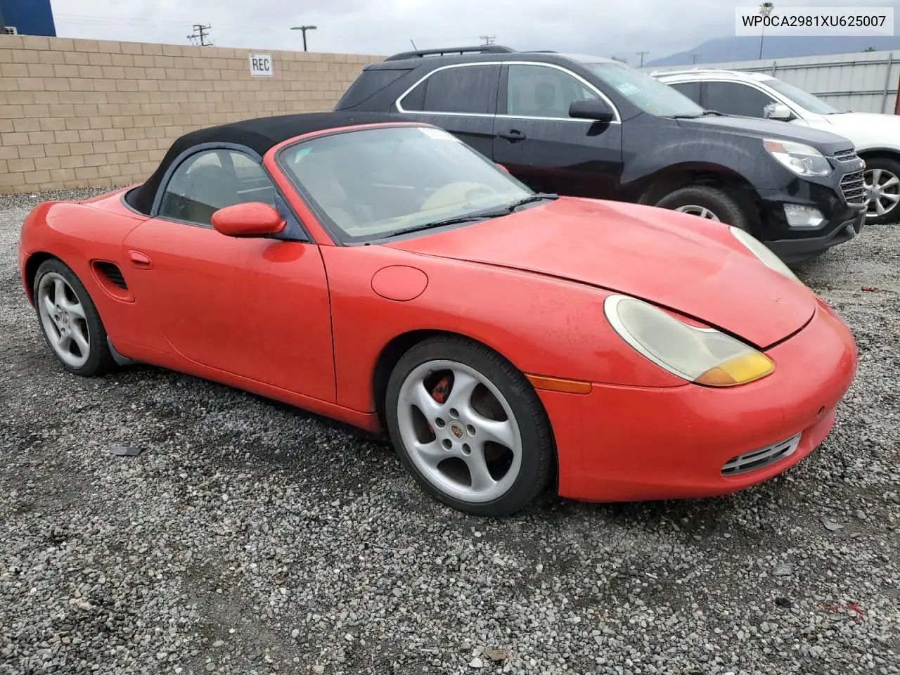 1999 Porsche Boxster VIN: WP0CA2981XU625007 Lot: 53751295