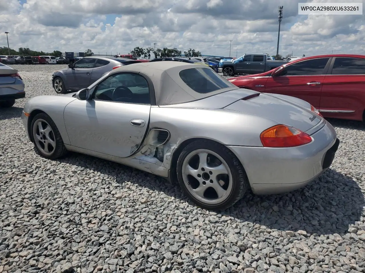 1999 Porsche Boxster VIN: WP0CA2980XU633261 Lot: 59379165