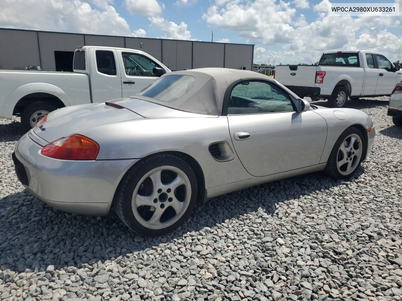 1999 Porsche Boxster VIN: WP0CA2980XU633261 Lot: 59379165