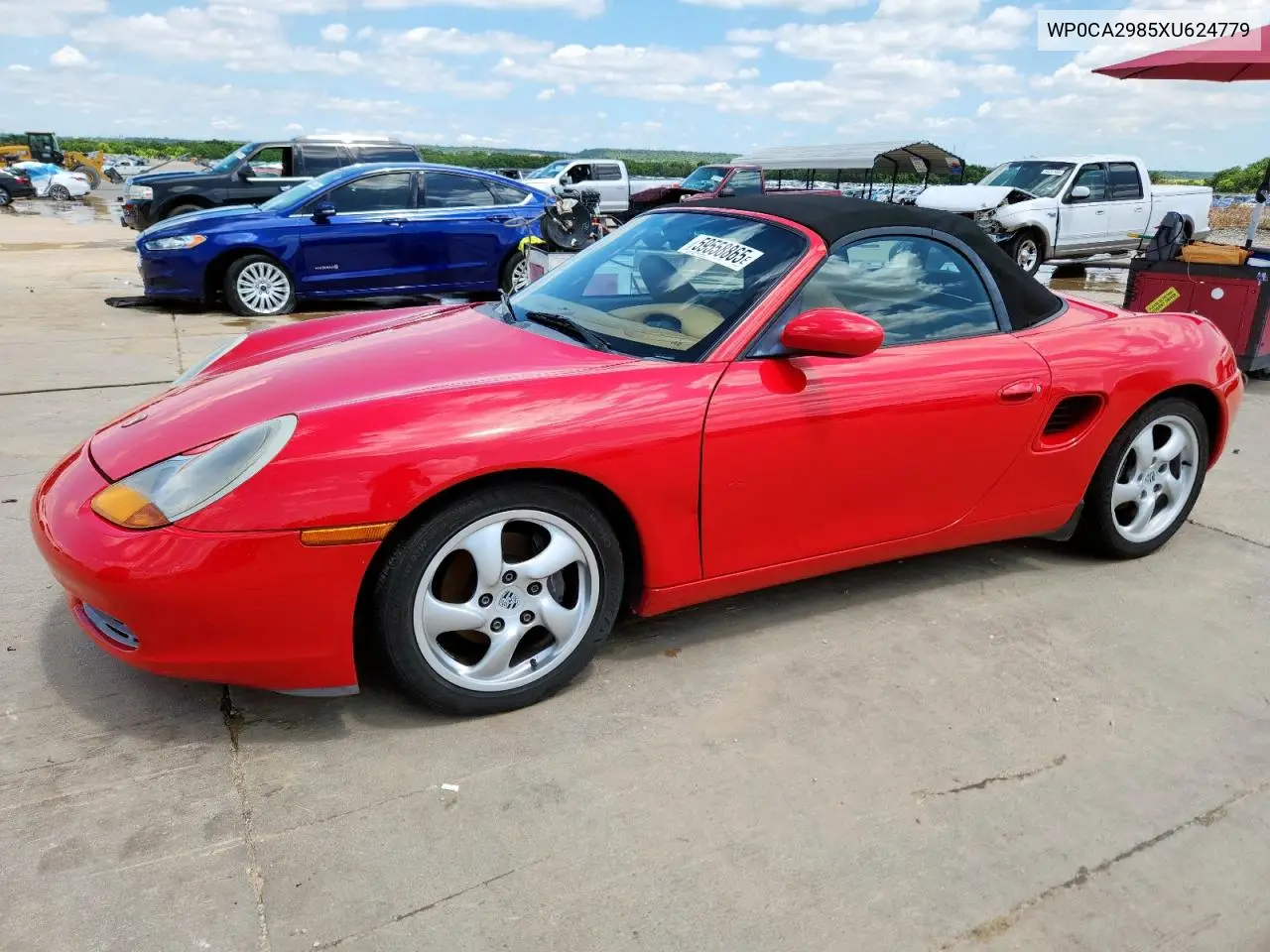 1999 Porsche Boxster VIN: WP0CA2985XU624779 Lot: 59558865