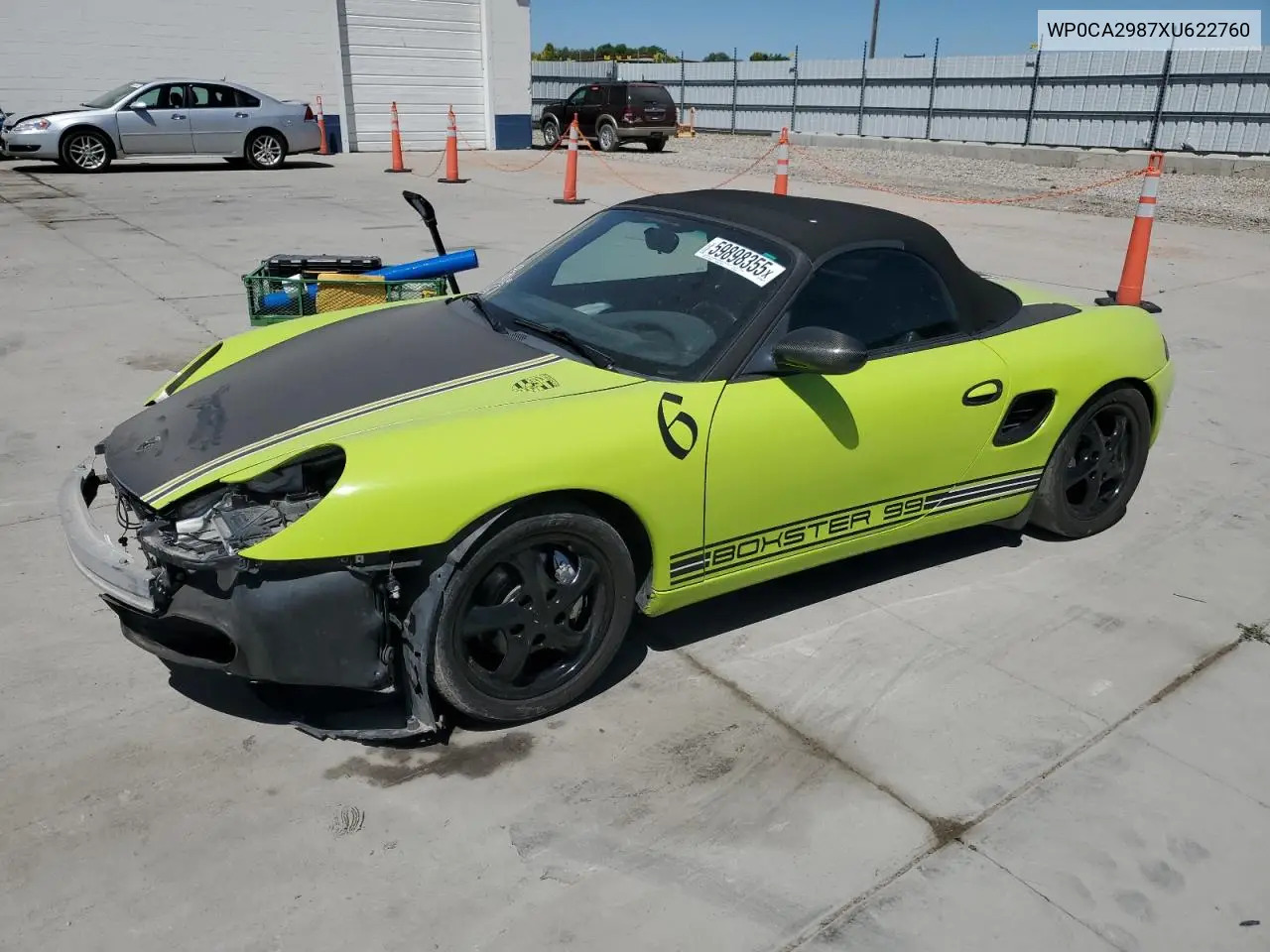 1999 Porsche Boxster VIN: WP0CA2987XU622760 Lot: 59898355