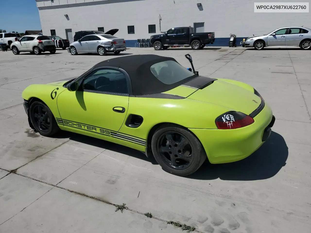 1999 Porsche Boxster VIN: WP0CA2987XU622760 Lot: 59898355