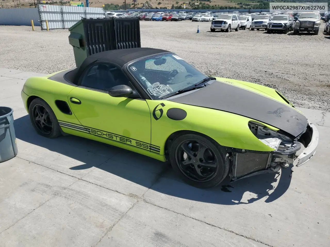 1999 Porsche Boxster VIN: WP0CA2987XU622760 Lot: 59898355