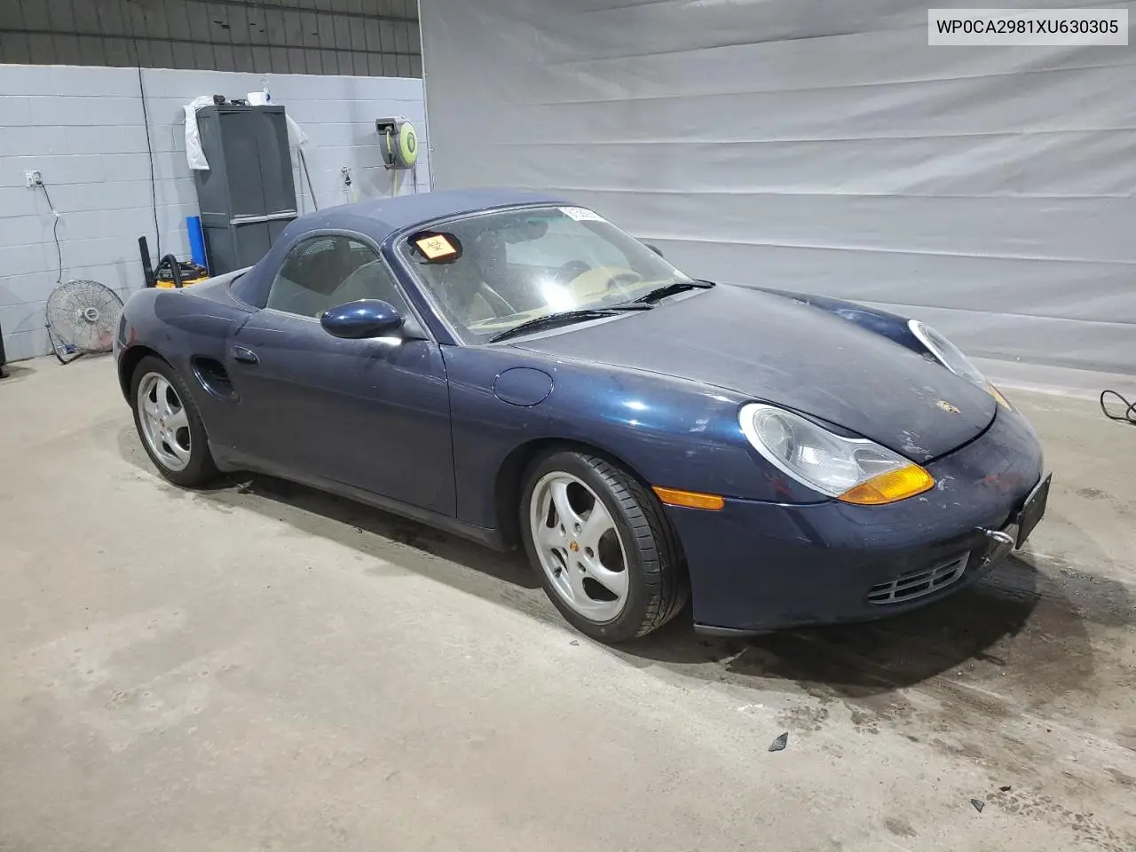 1999 Porsche Boxster VIN: WP0CA2981XU630305 Lot: 61582985