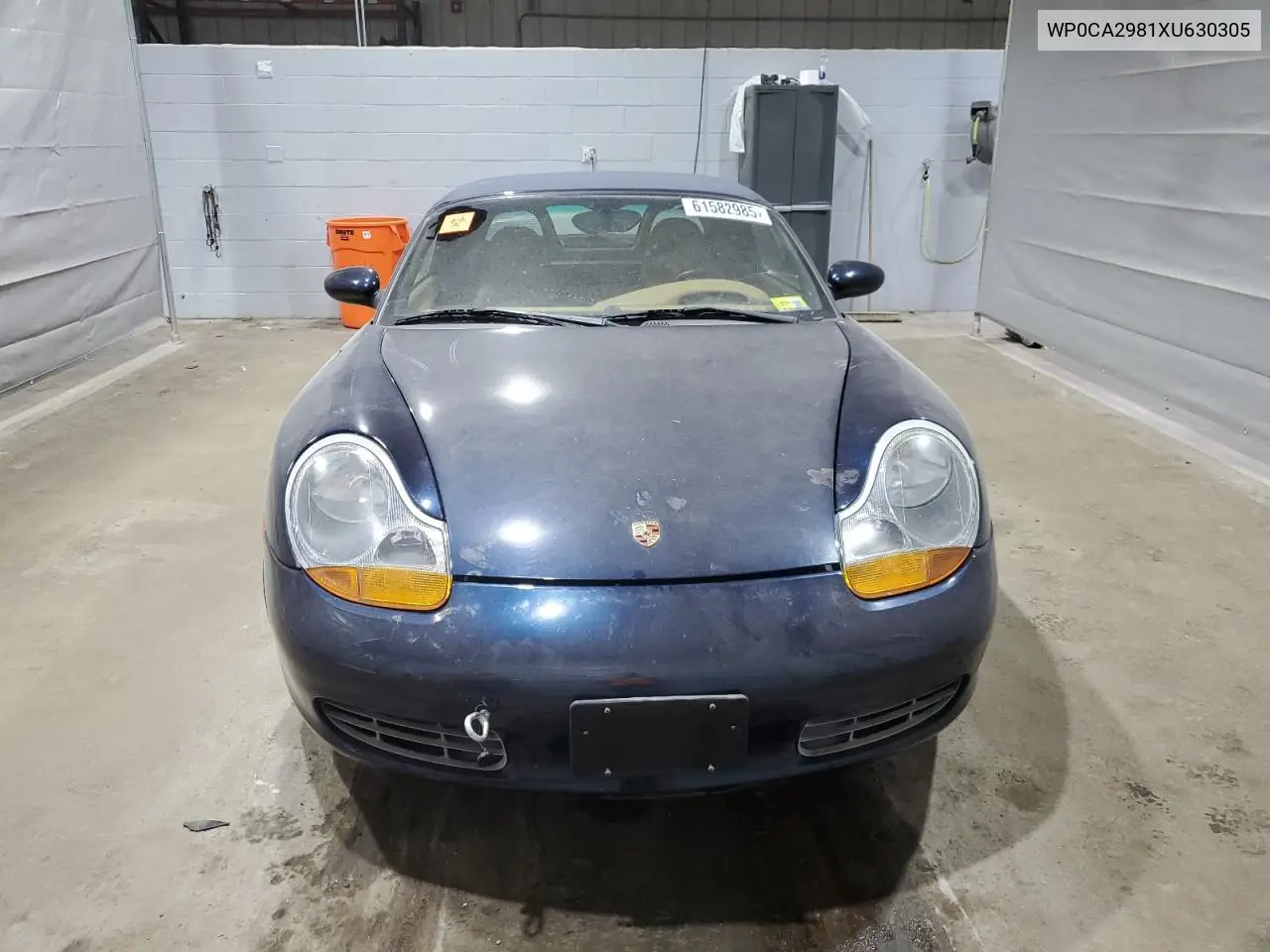 1999 Porsche Boxster VIN: WP0CA2981XU630305 Lot: 61582985