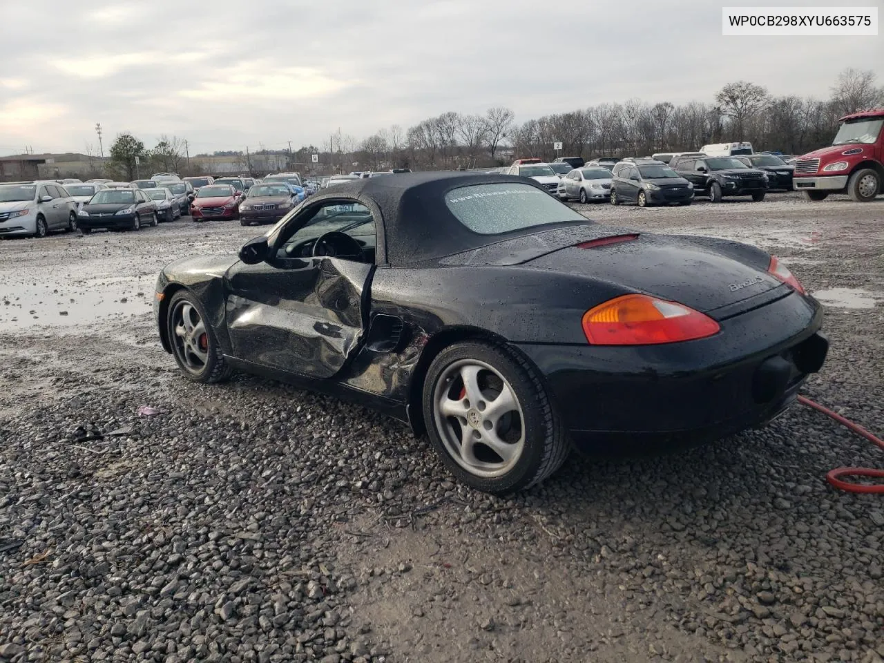 2000 Porsche Boxster S VIN: WP0CB298XYU663575 Lot: 43024005