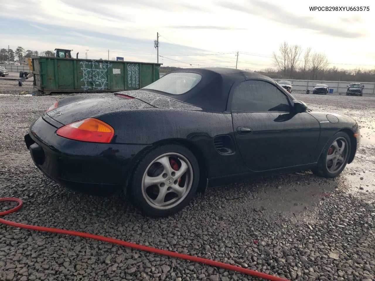 2000 Porsche Boxster S VIN: WP0CB298XYU663575 Lot: 43024005