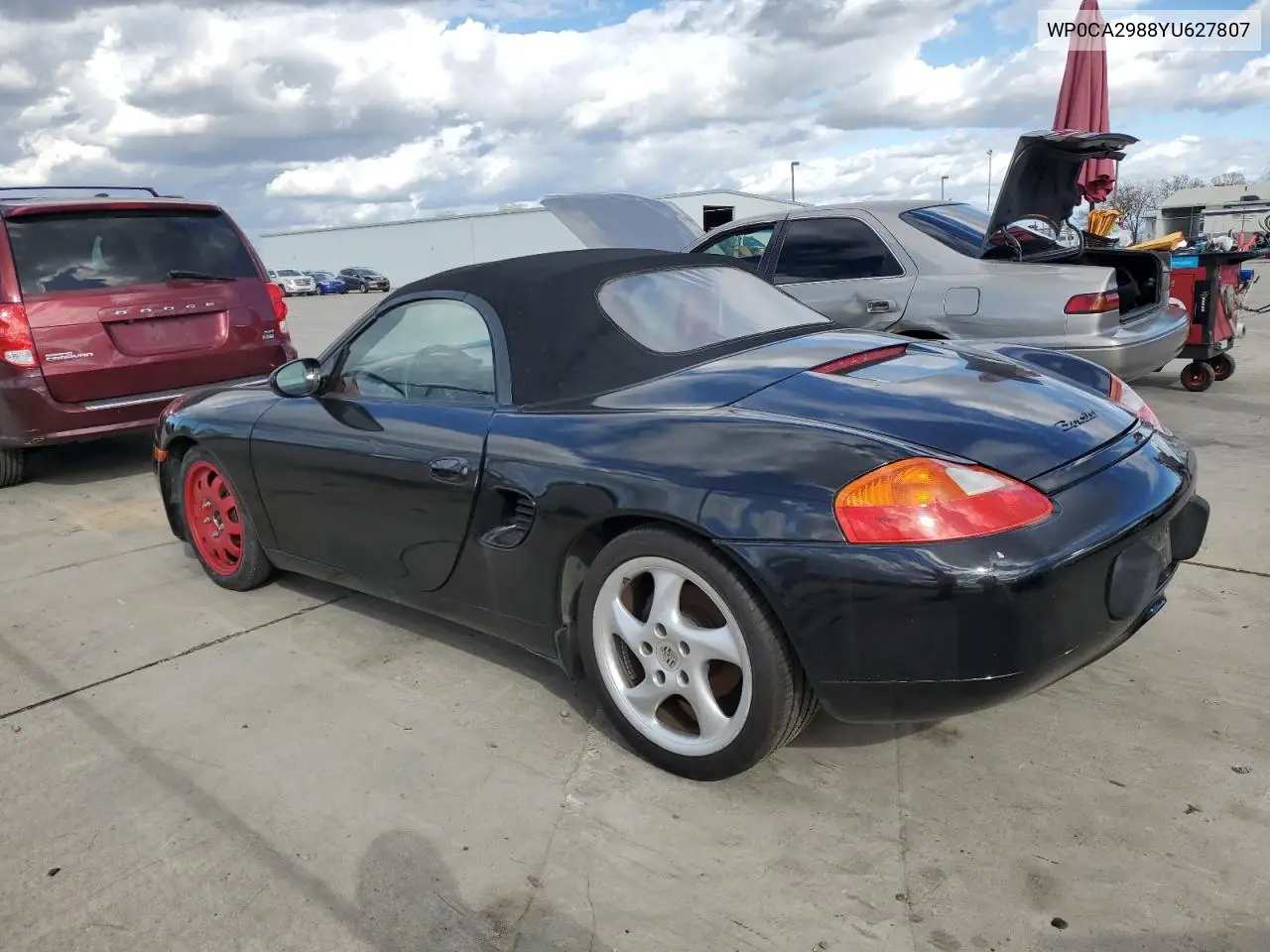 2000 Porsche Boxster VIN: WP0CA2988YU627807 Lot: 45522955